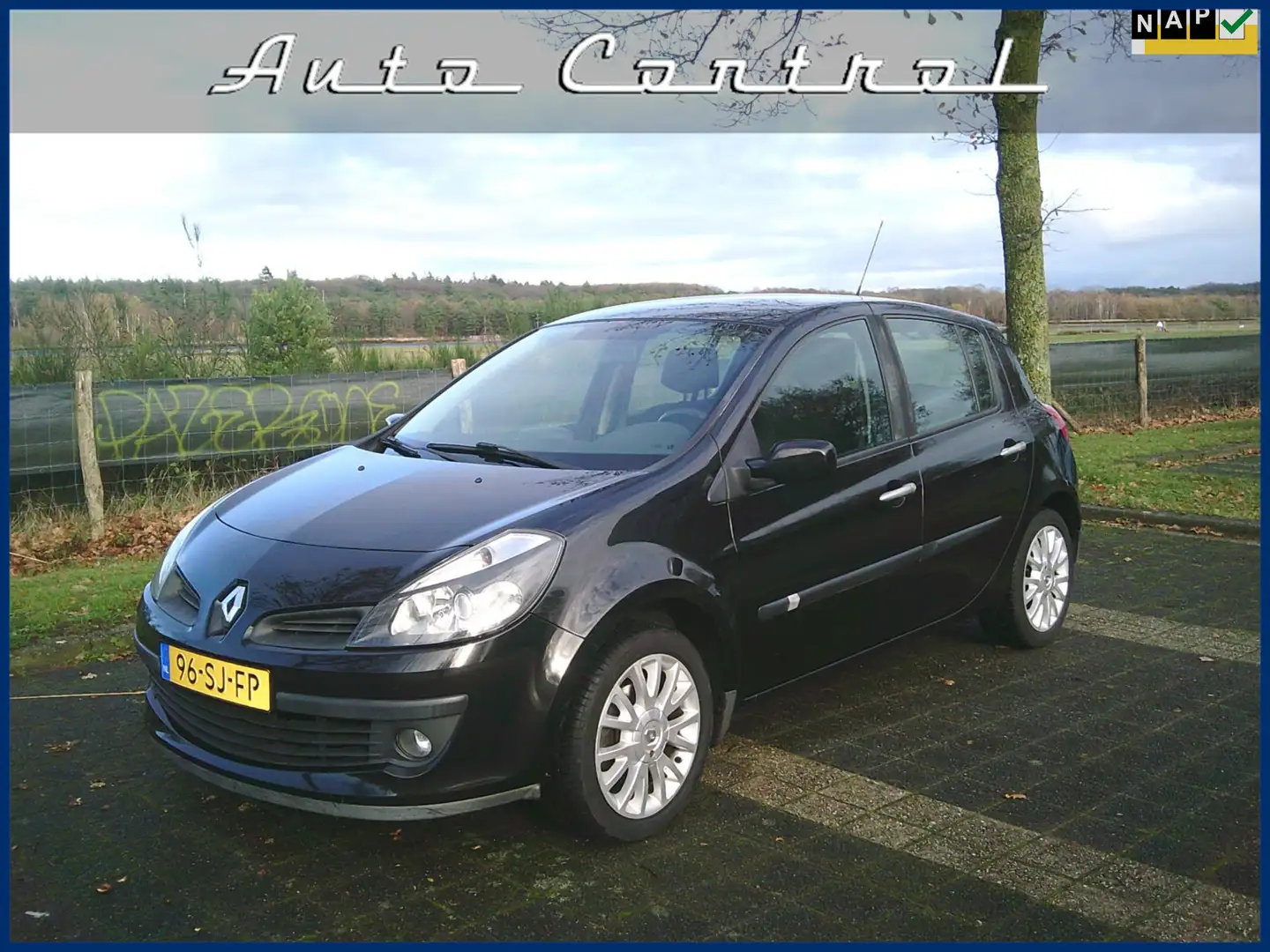 Renault Clio 1.4-16V Dynamique Luxe 5-DRS NAP 2006 Schwarz - 1