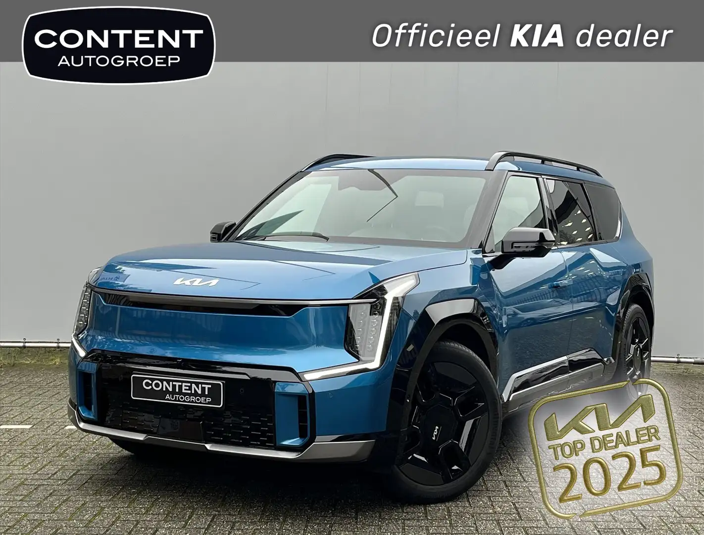 Kia EV9 99,8kWh 384pk AWD Dual Motor GT-Line | 6-zits | Albastru - 1