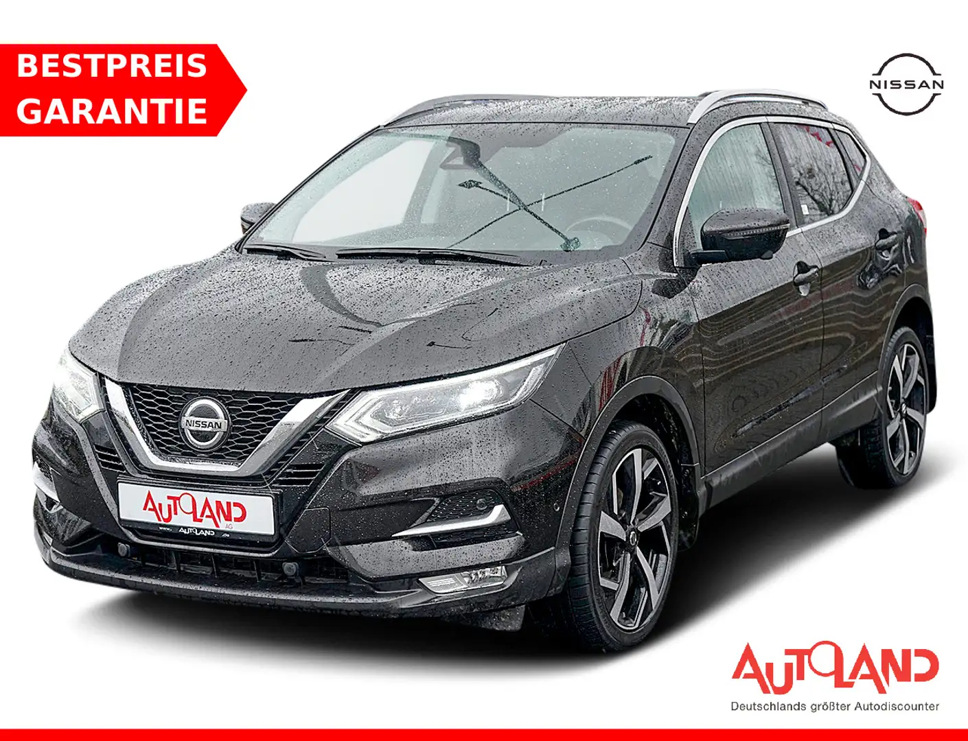 Nissan Qashqai 1.3 DIG-T LED Pano Navi 360° SHZ AHK Bose Schwarz - 1