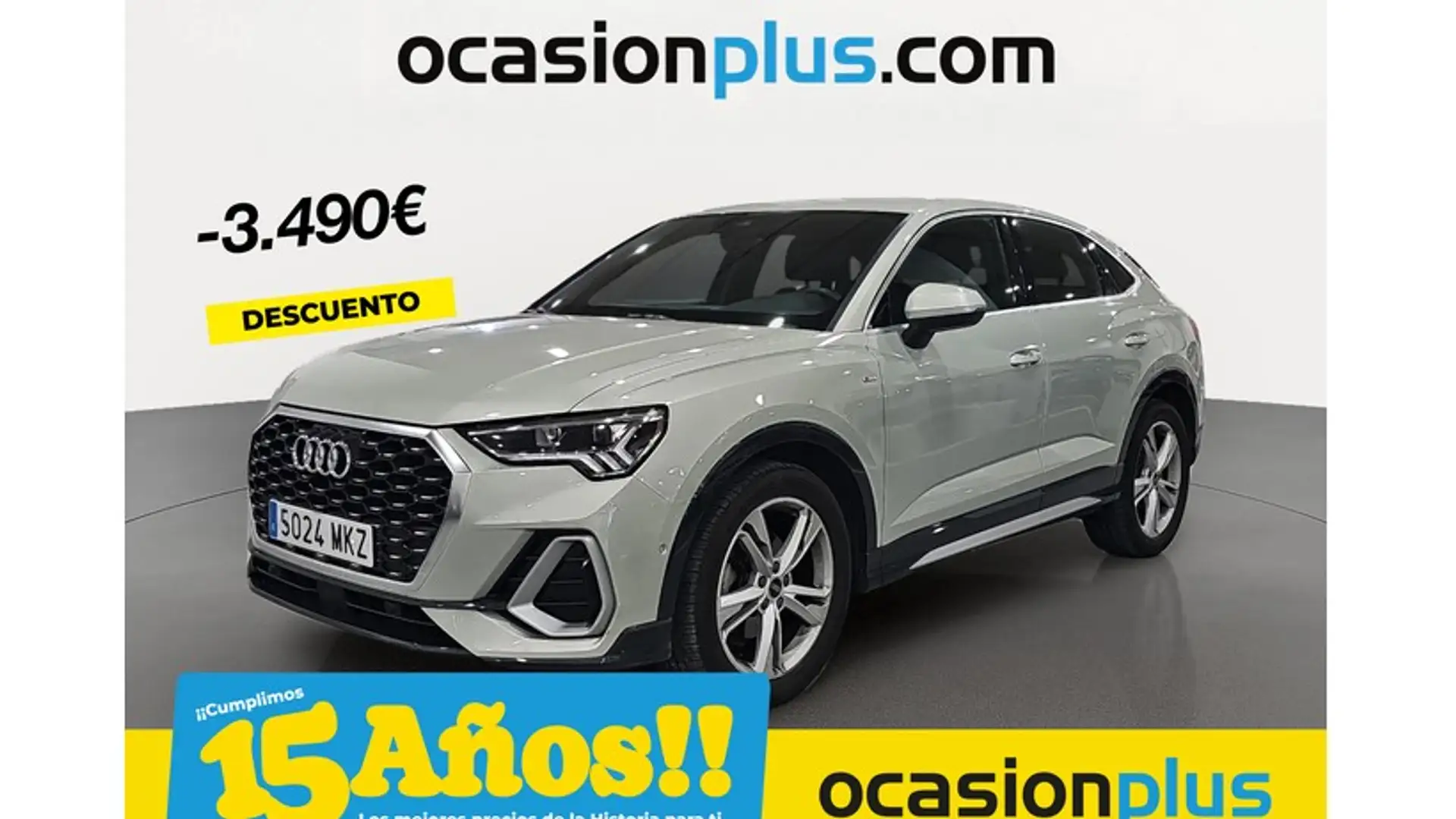 Audi Q3 Sportback 35 TDI S line S tronic Plateado - 1