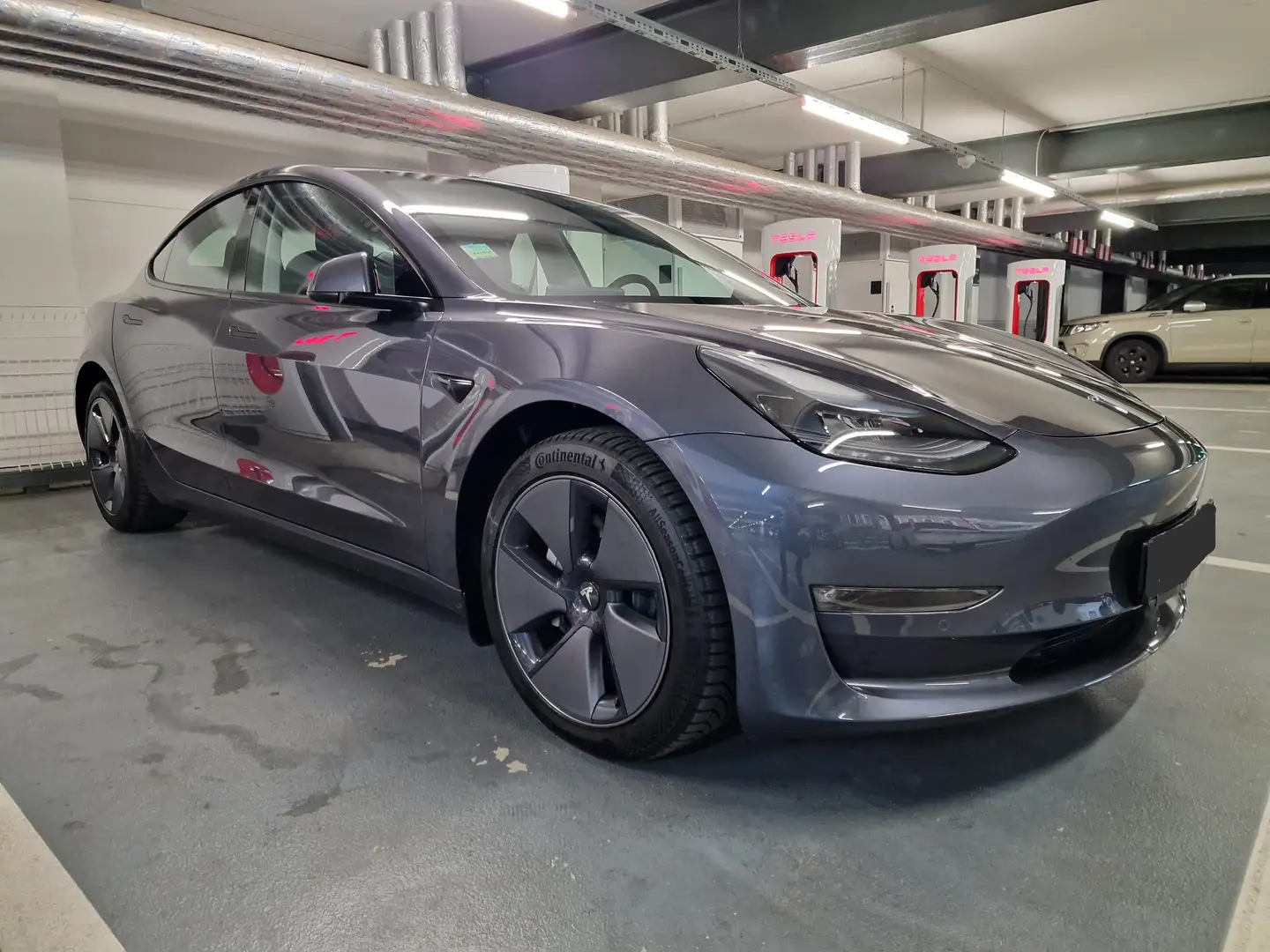 Tesla Model 3 Model 3 Langstreckenbatt. Allradantrieb Dual Motor siva - 2