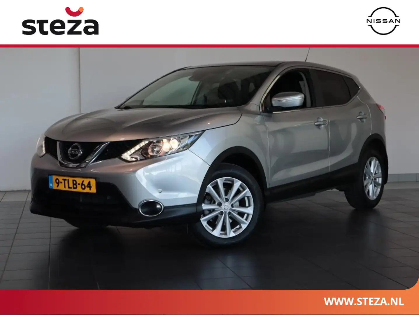 Nissan Qashqai 1.2 Connect Edition / Trekhaak / Camera / Navigati Grijs - 1