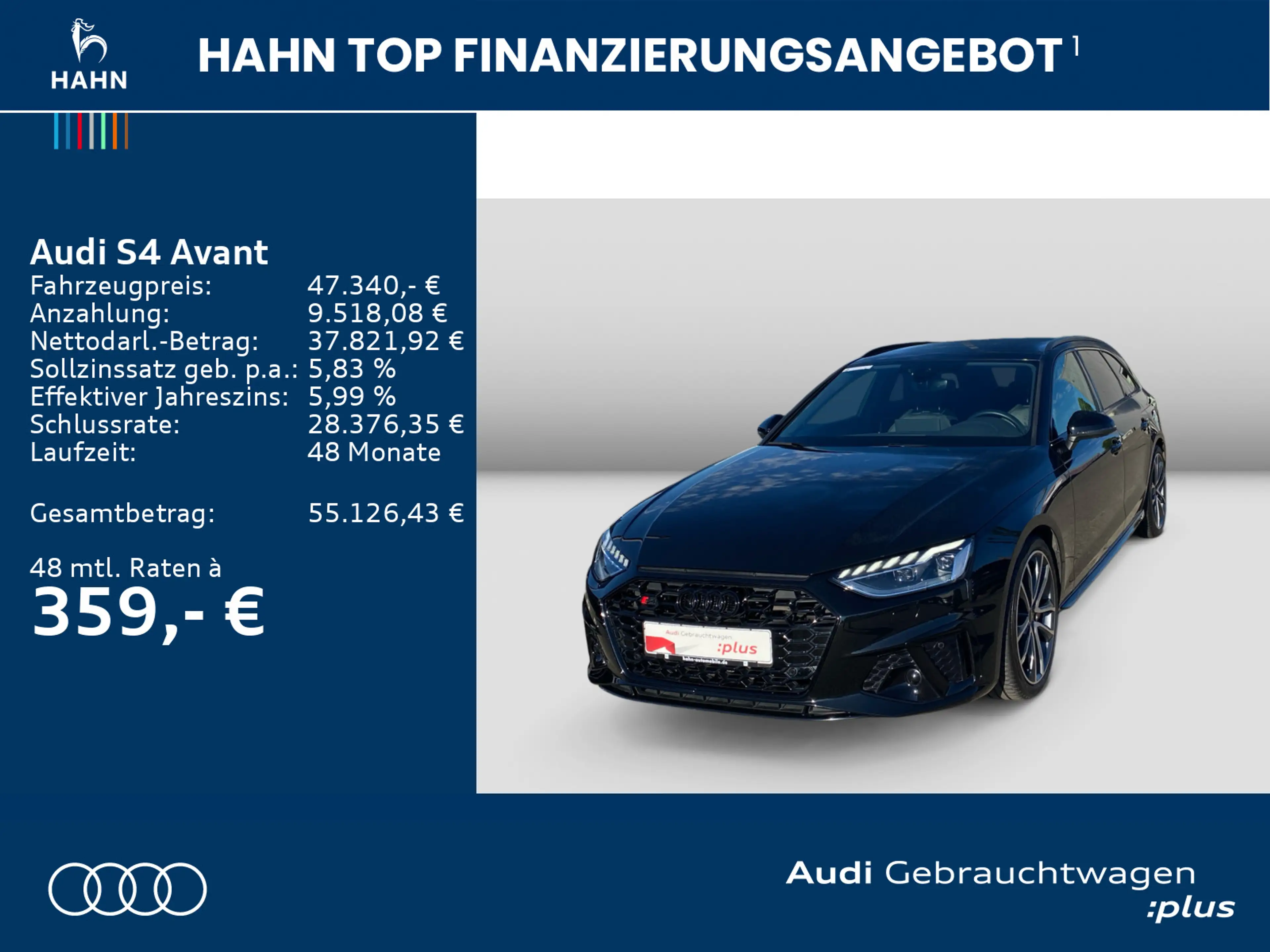 Audi S4 quattro TDI S-trc Matrix B&O 360 — photo 2