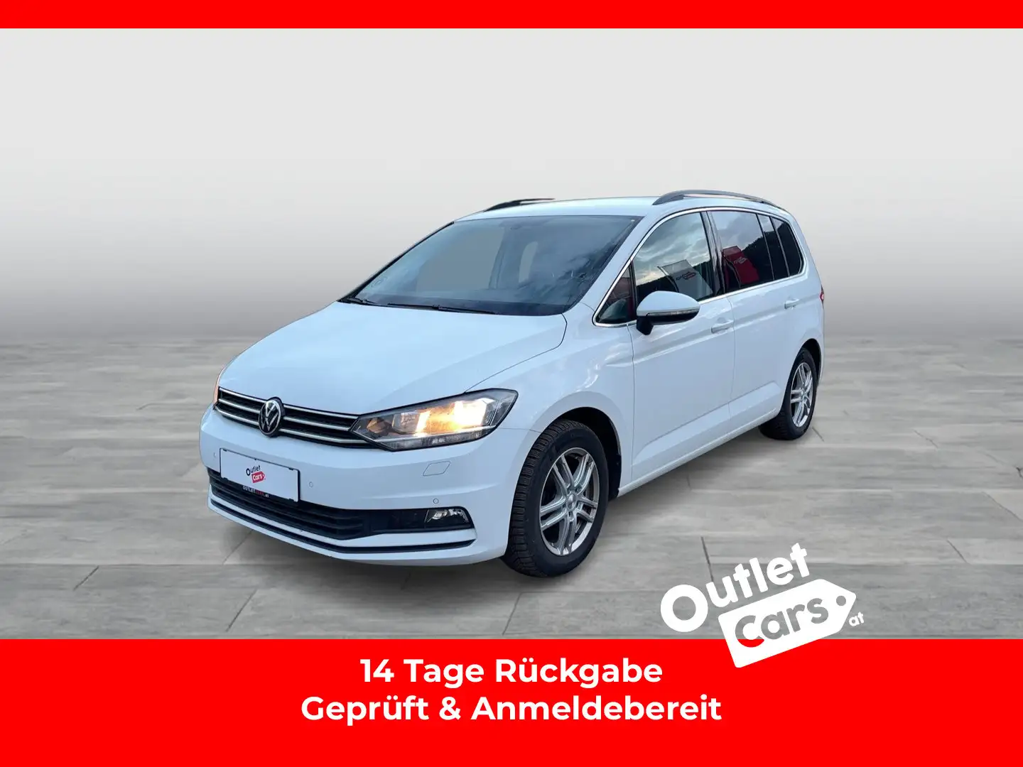 Volkswagen Touran CL TSI ACT OPF DSG 7-Sitzer Weiß - 1