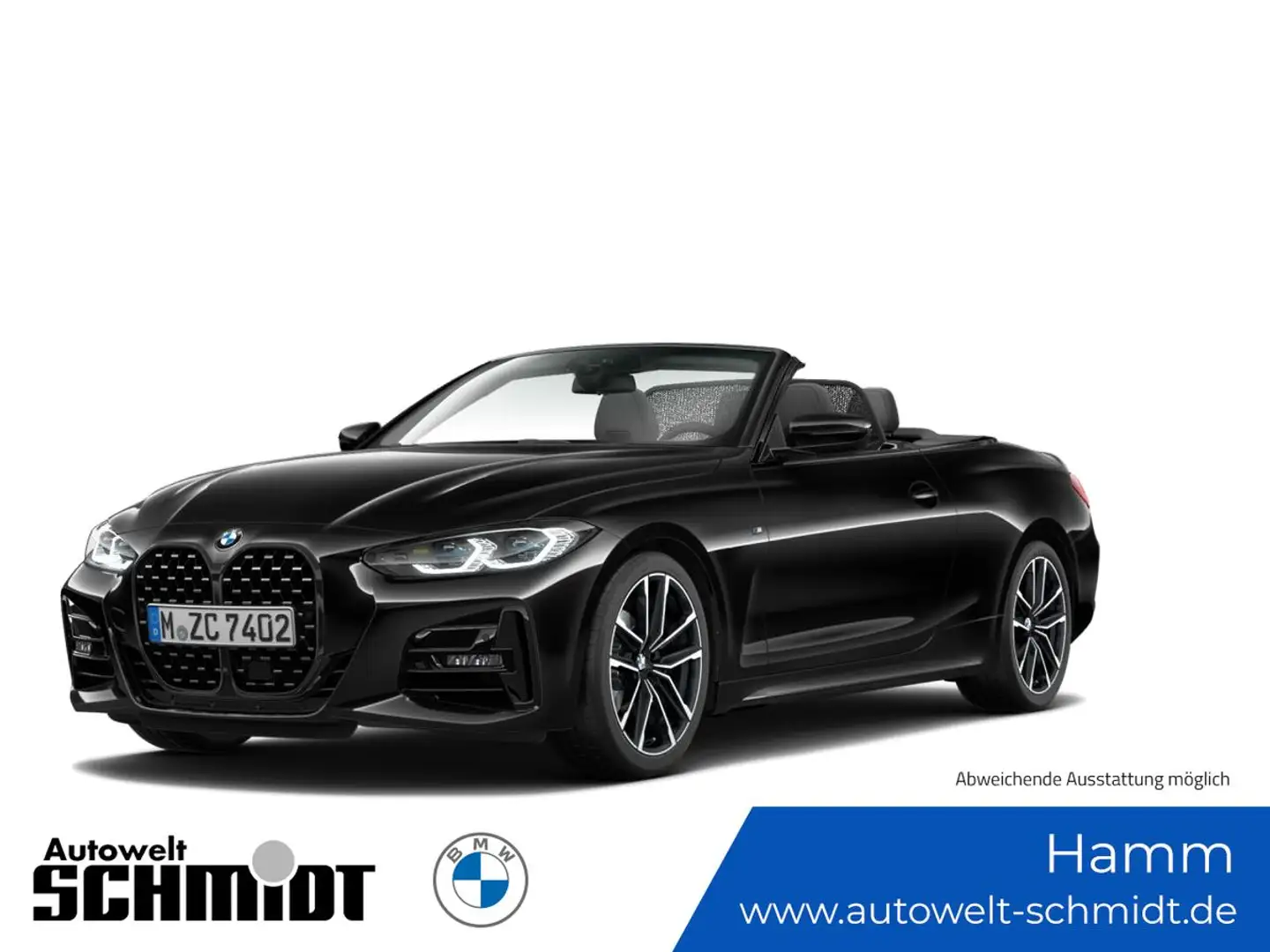 BMW 420 i Cabrio M Sport + 2Jahre-BPS.-GARANTIE Schwarz - 1