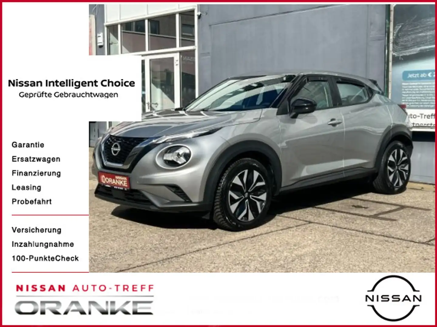 Nissan Juke 1.0 DIG-T Acenta KomfortPack*Sitzhzg.*Allw. Silber - 1