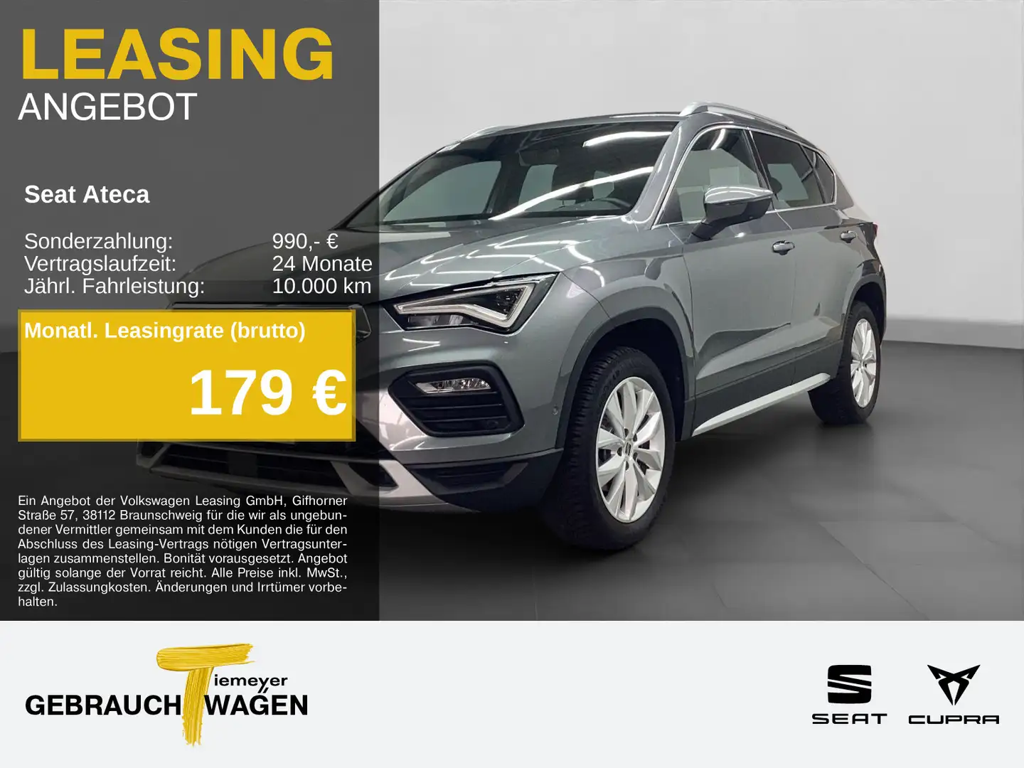 SEAT Ateca 1.5 TSI DSG X-PERIENCE BEATS SIDE-ASSIST L Grau - 1
