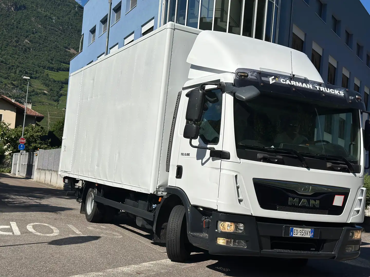 MAN MAN TGL 8.180( Euro 6 )SPONDA IDRAULICA Blanc - 2
