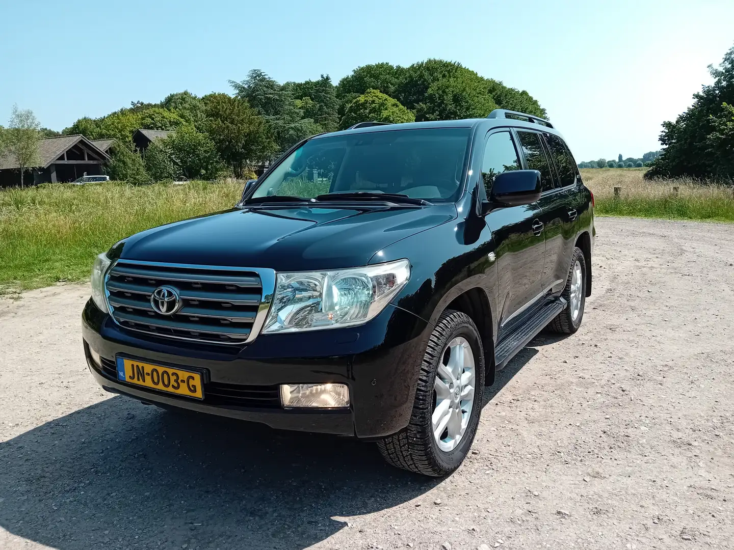 Toyota Land Cruiser V8 Marge, Bijna Youngtimer 4.5 D-4D Executive 7p. Fekete - 1