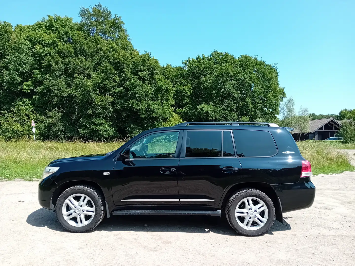 Toyota Land Cruiser V8 Marge, Bijna Youngtimer 4.5 D-4D Executive 7p. Fekete - 2