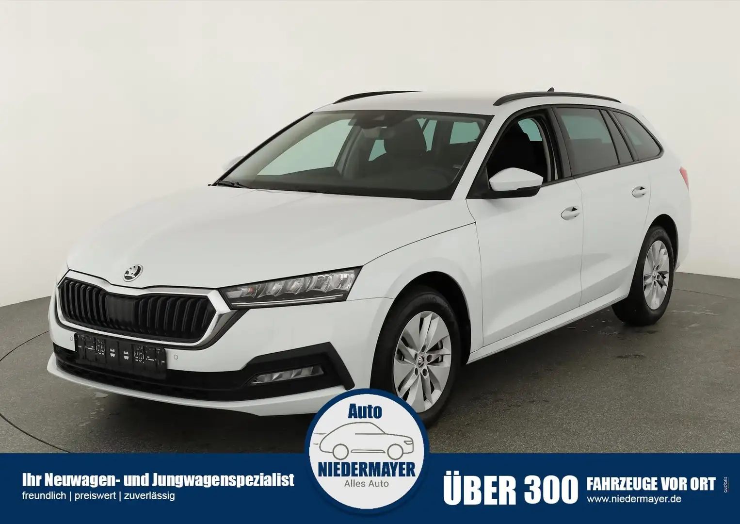 Skoda Octavia Combi 2.0 TDI Ambition, AHK, LED, Sitzheizung Bílá - 1