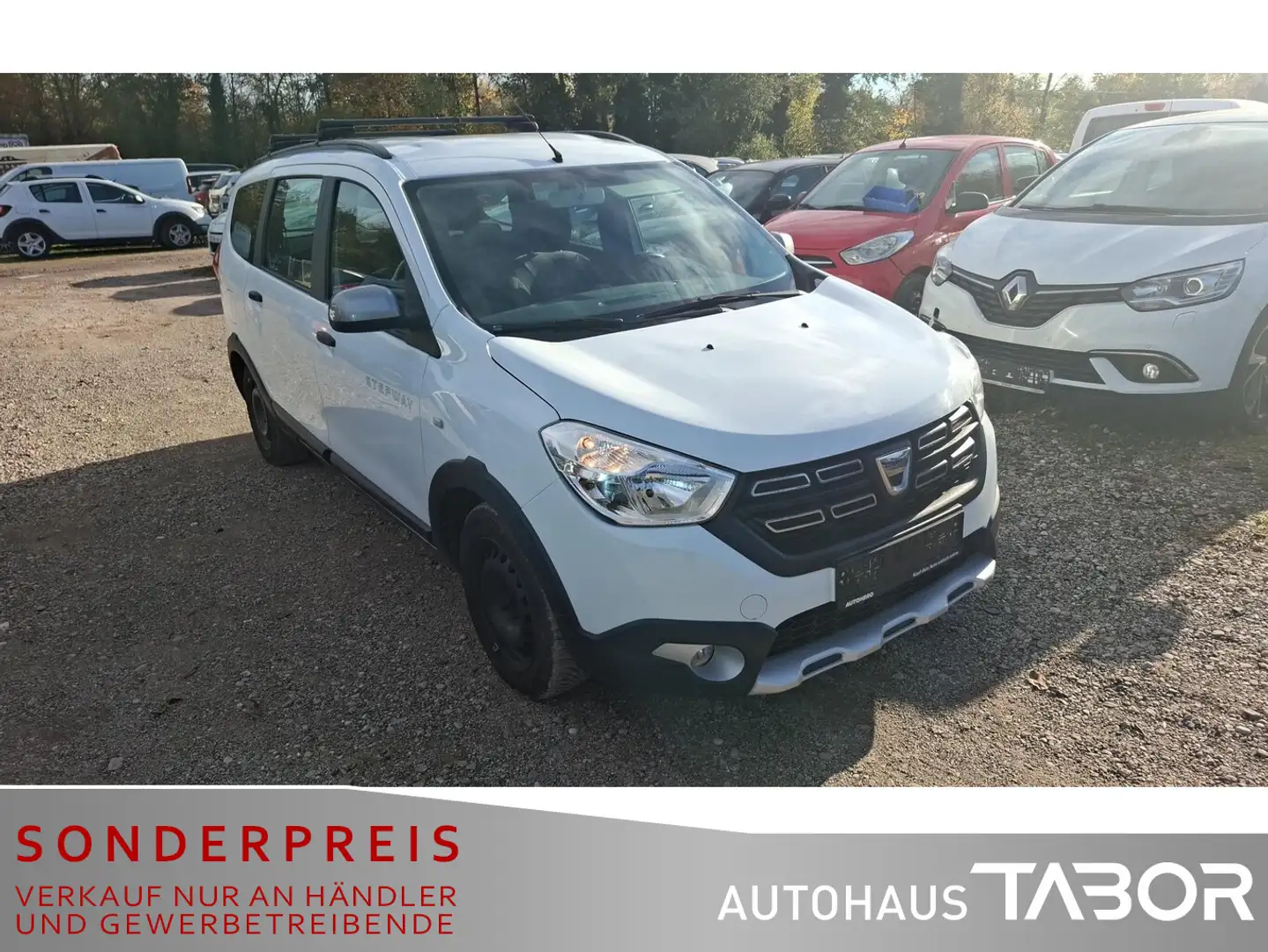 Dacia Lodgy 1.5 BLUE dCi 115 Stepway LM Navi RFK Klima Weiß - 2