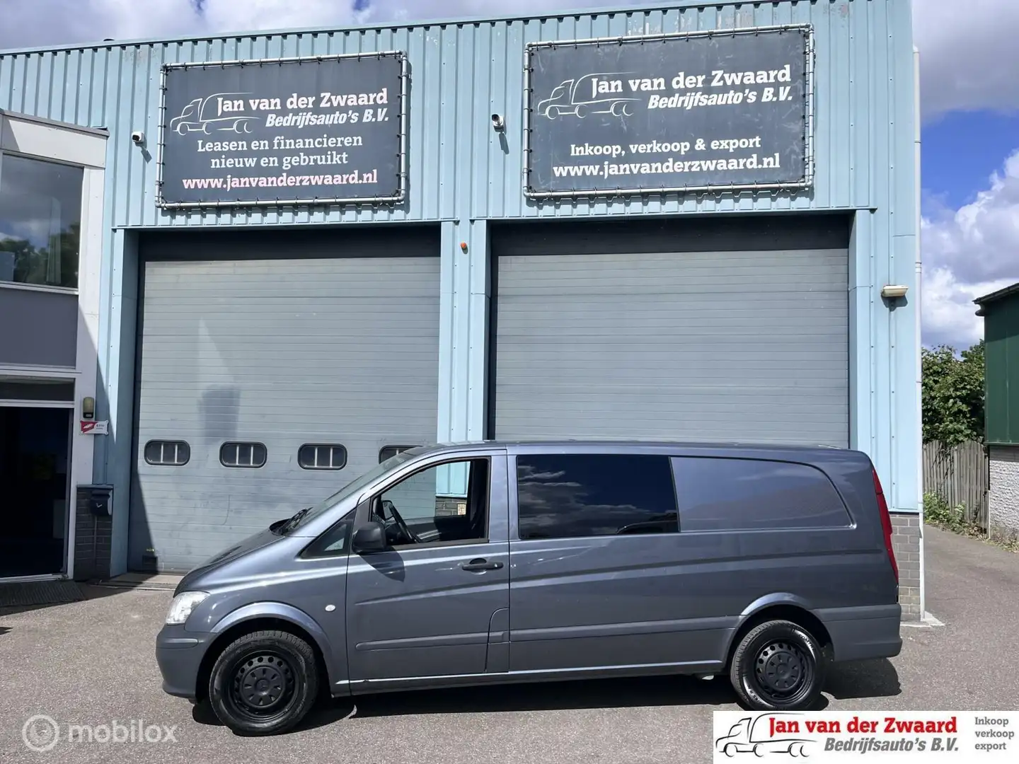 Mercedes-Benz Vito 113 CDI Dubbele cabine 3 x Lang Gris - 1