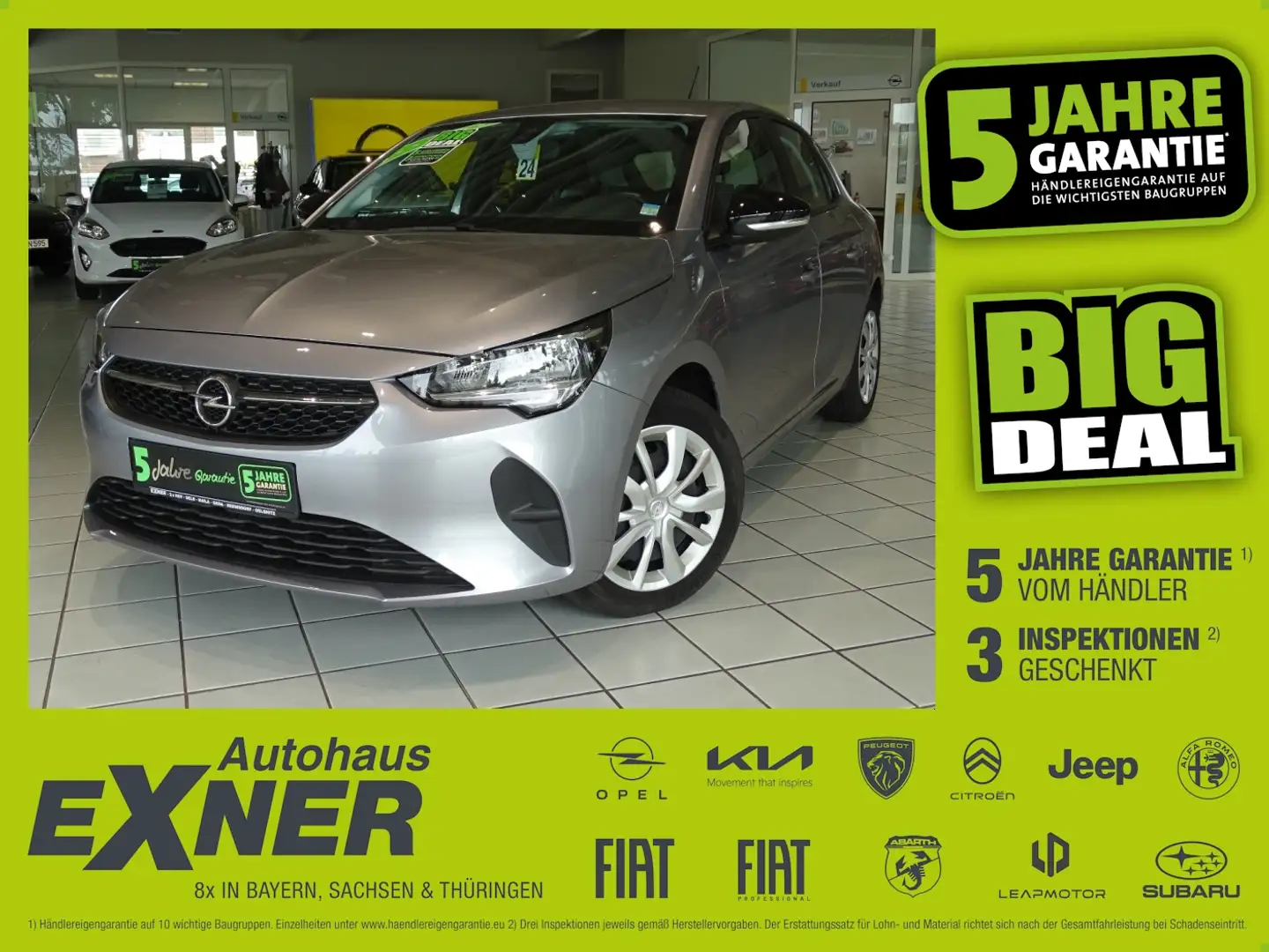 Opel Corsa F 1.2 Turbo EDITION Sitzheizung Argent - 1