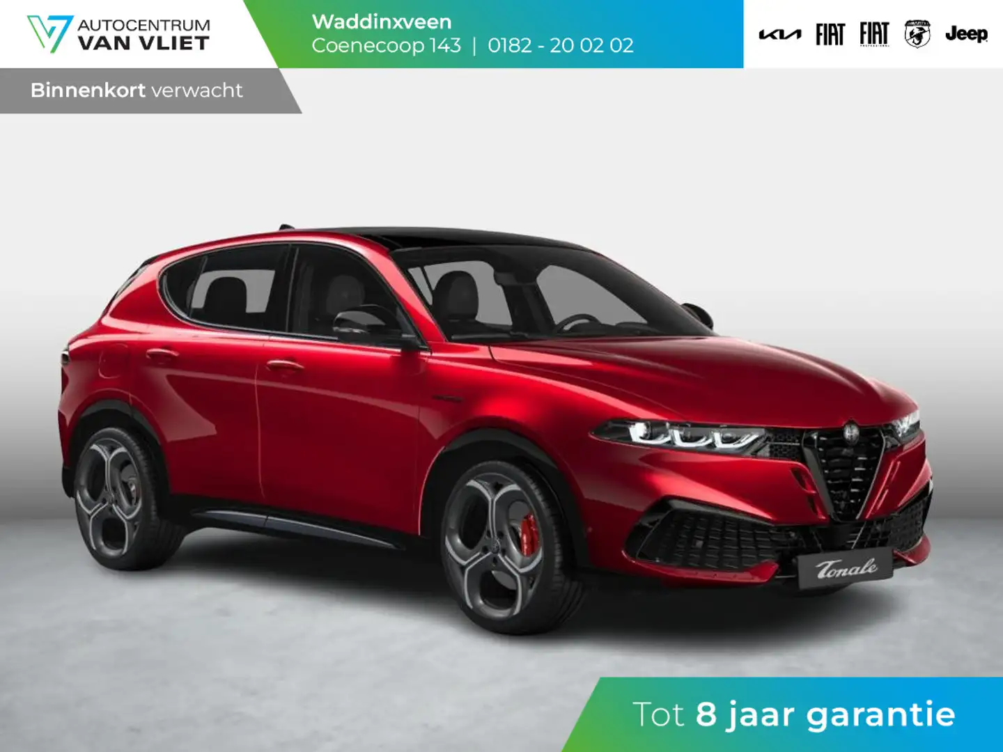 Alfa Romeo Tonale Ibrida Plug-In Q4 270pk | Pack Tech | Schuif/Kante Rood - 1