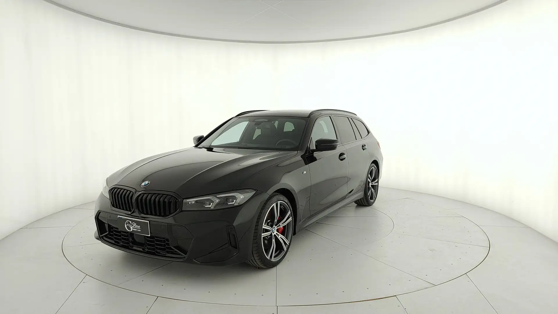 BMW 320 d Touring mhev 48V Msport xdrive auto Nero - 1