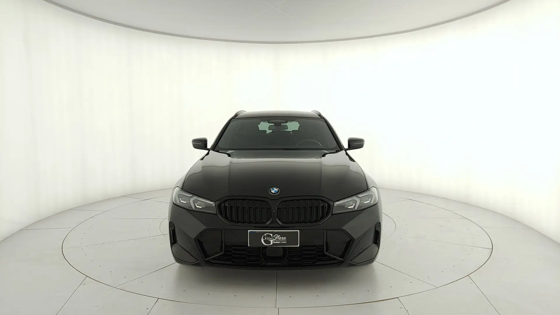 BMW 320 d Touring mhev 48V Msport xdrive auto Nero - 2