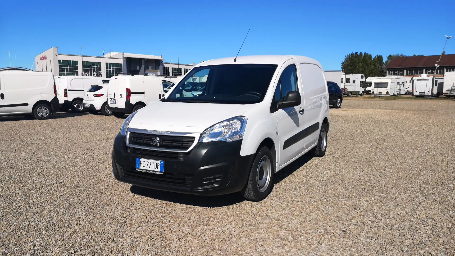 Peugeot Partner Partner BlueHDi 75 L1 Furgone rivestito per alime Blanc - 2