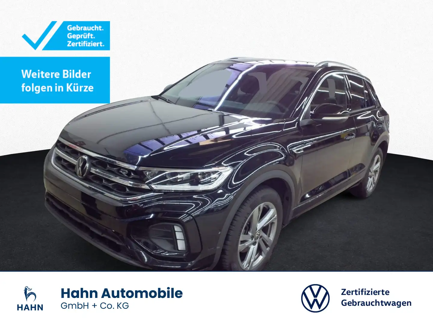 Volkswagen T-Roc 1.5TSI DSG R-Line ACC AHK Cam LED+ Navi Schwarz - 1
