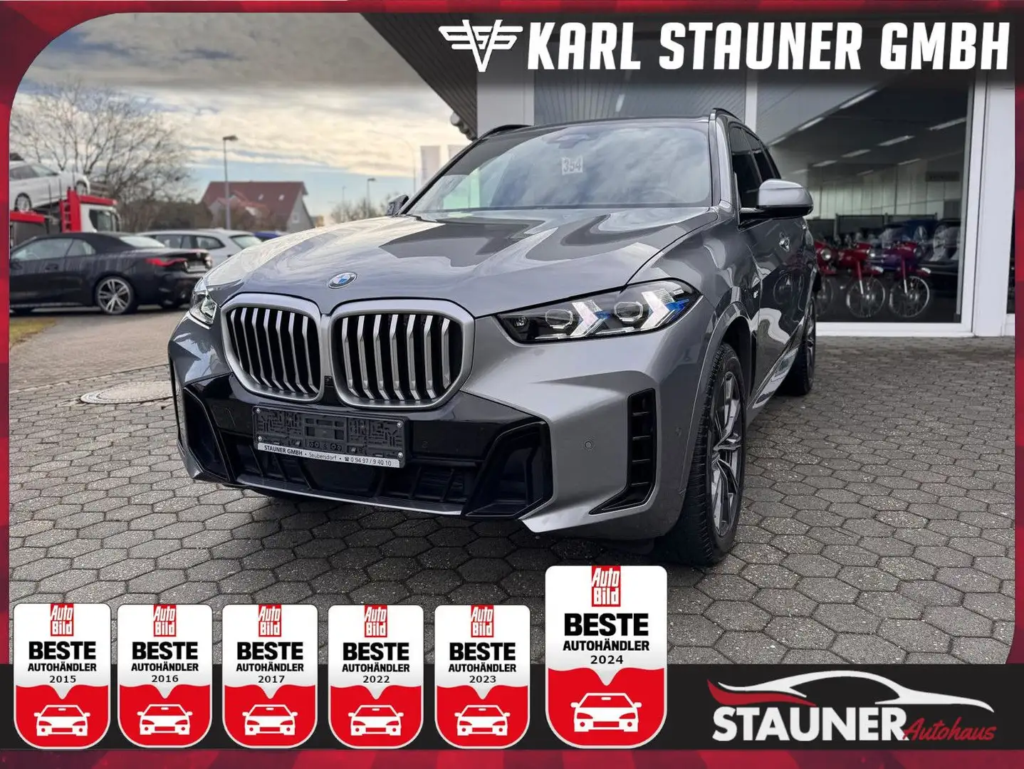 BMW X5 30d xDrive M-Sport ABSTANDSTEMP MEMORY AHK Gris - 1