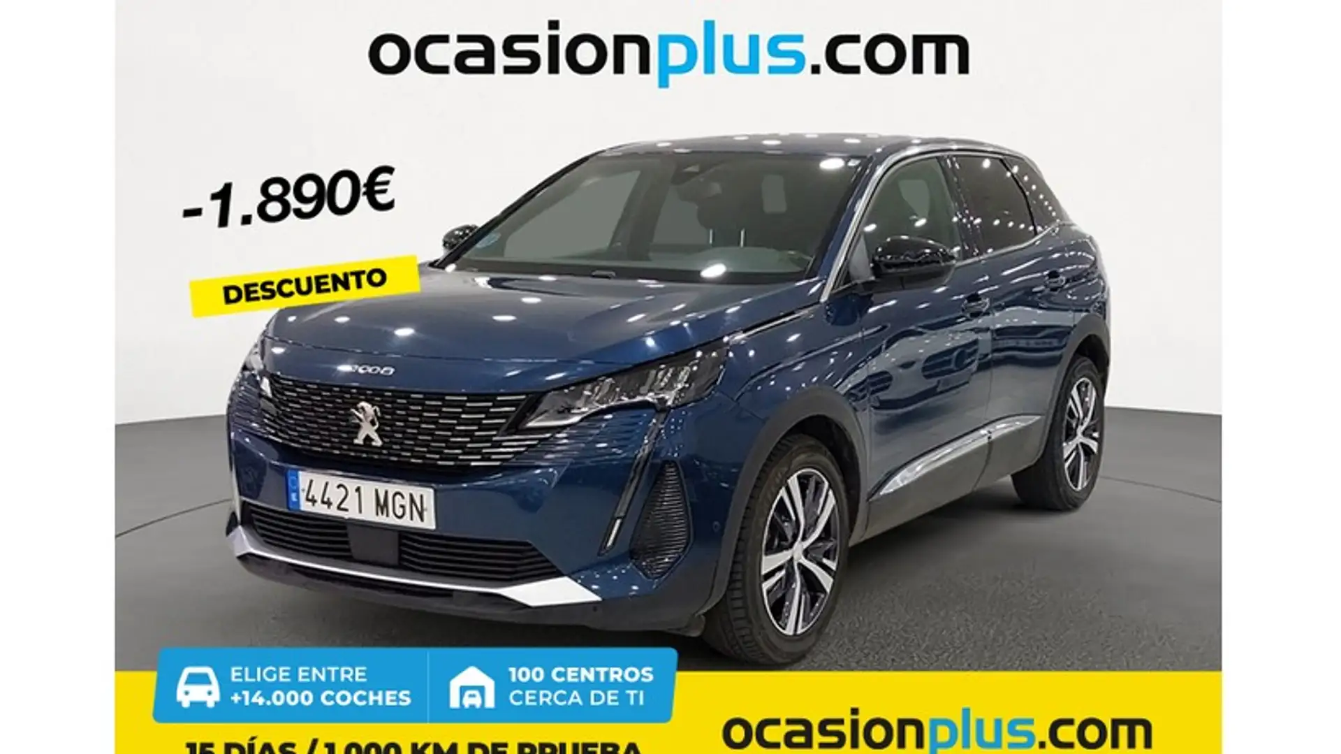 Peugeot 3008 1.2 PureTech S&S Allure 130 Bleu - 1