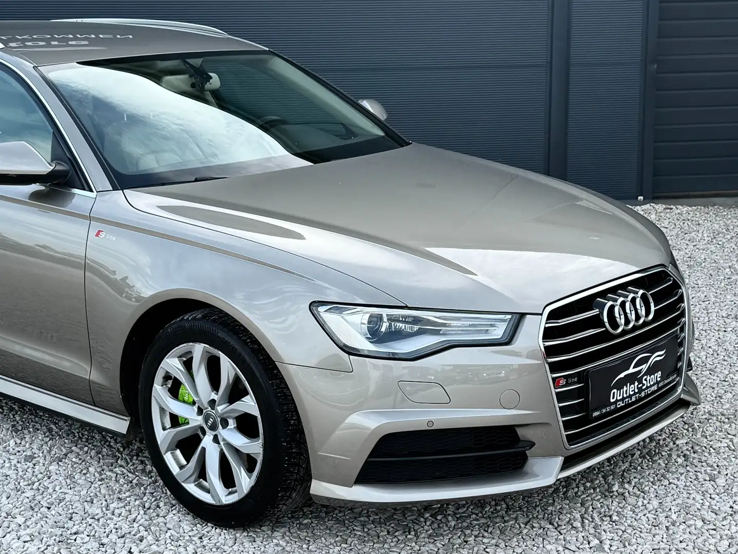 Audi A6 3.0 TDI S-Tronic*Facelift*Navi*SHZ*Leder*AHK*19'' Beige - 2