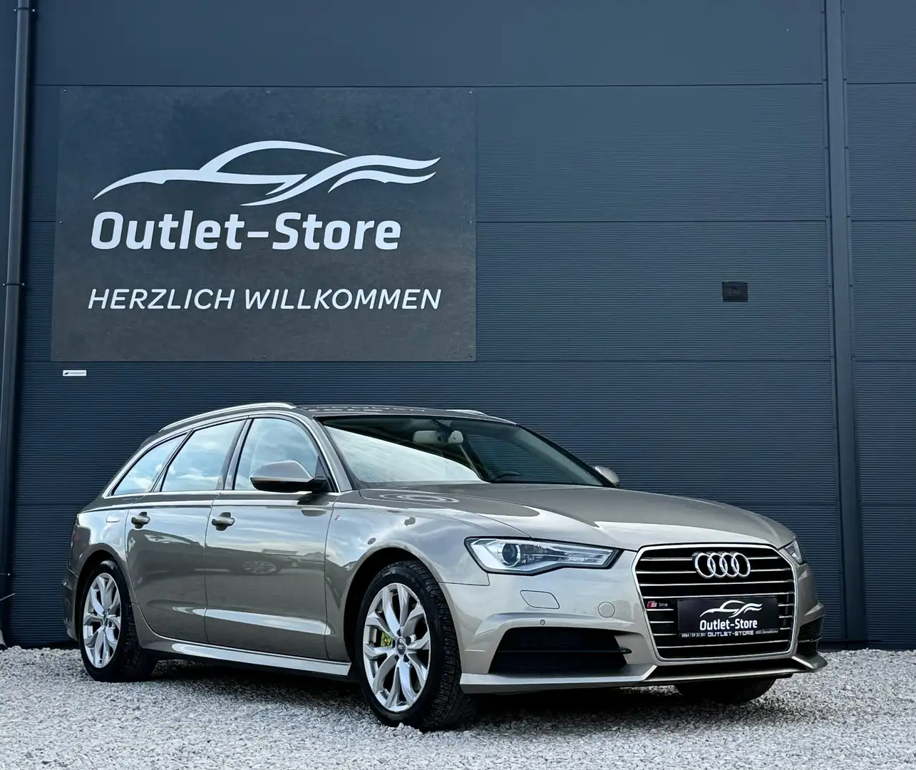 Audi A6 3.0 TDI S-Tronic*Facelift*Navi*SHZ*Leder*AHK*19'' Beige - 1