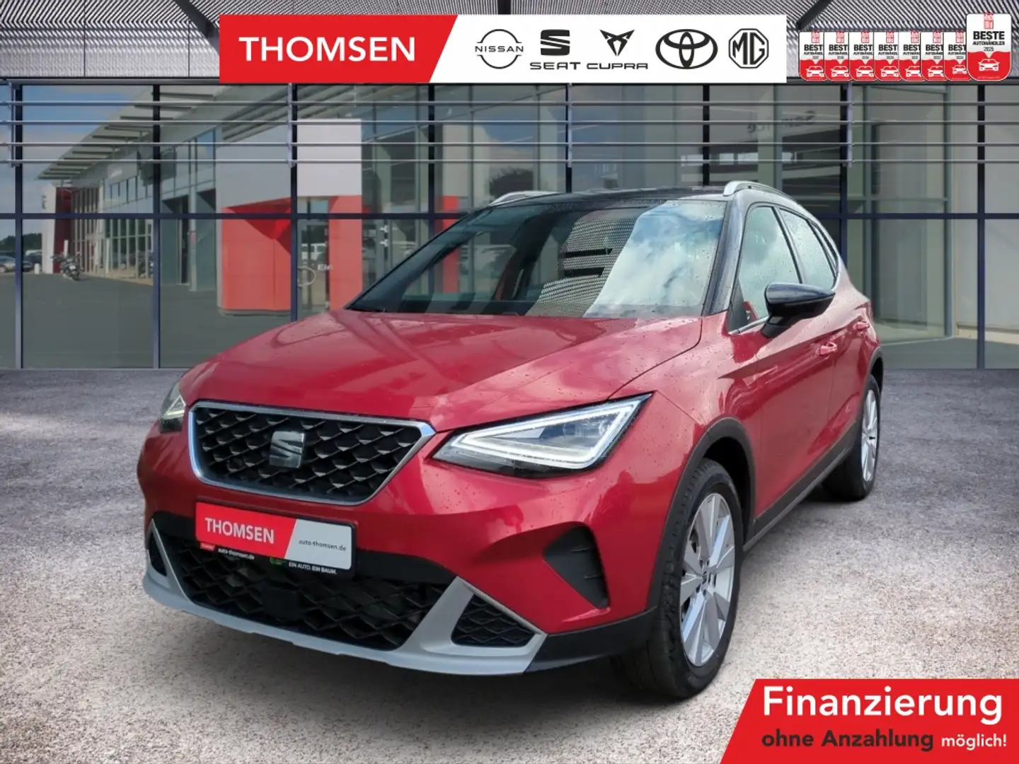 SEAT Arona 1.5 TSI Xperience Navi ACC AUT LED PDC LM Rot - 1