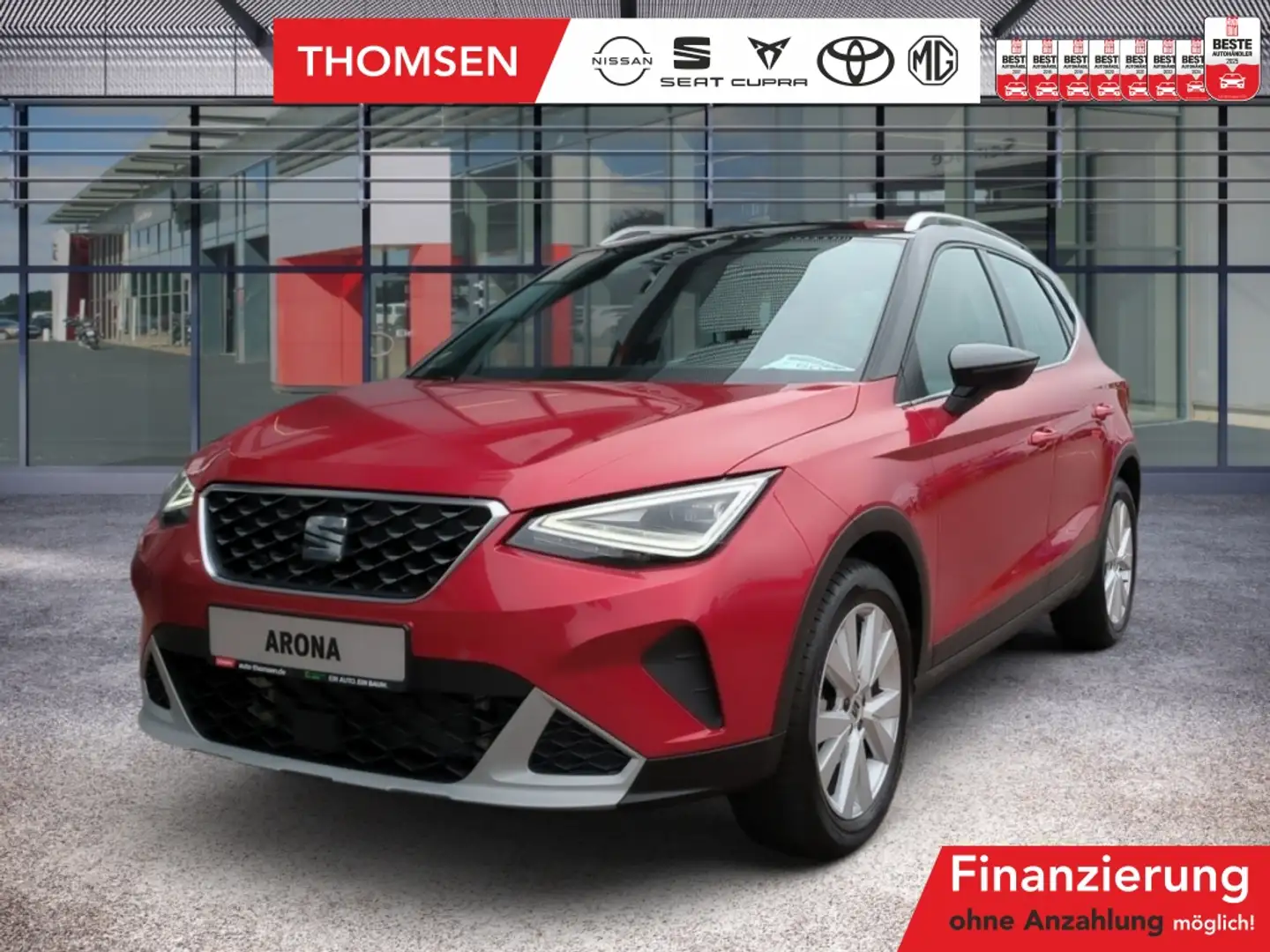 SEAT Arona 1.5 TSI Xperience Navi ACC AUT LED PDC LM Rot - 1