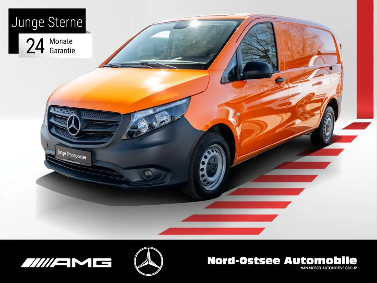Mercedes-Benz Vito 114 Ka kompakt AHK KLIMA NEBEL TEMPOMAT Oranje - 1
