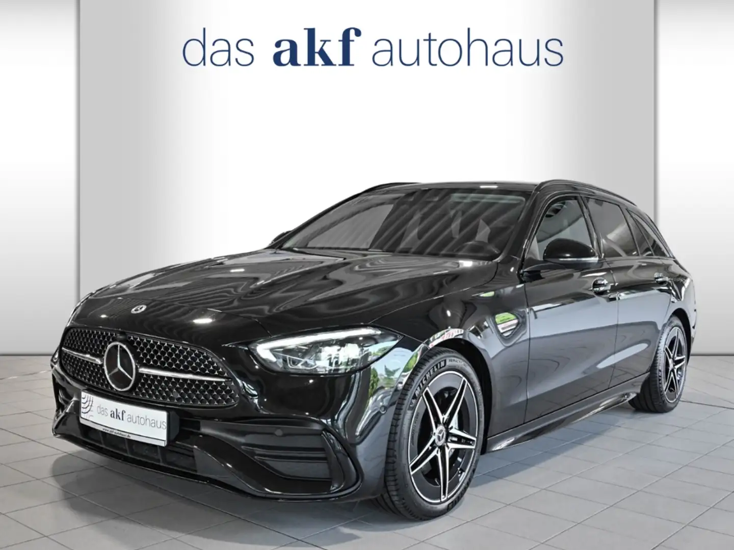 Mercedes-Benz C 220 T d AMG-Line-MBUX Navi Premium*AHK*Kamera*Panorama Nero - 1