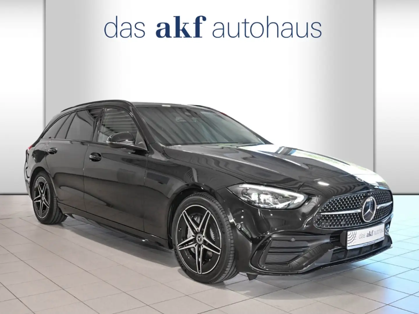 Mercedes-Benz C 220 T d AMG-Line-MBUX Navi Premium*AHK*Kamera*Panorama Nero - 2