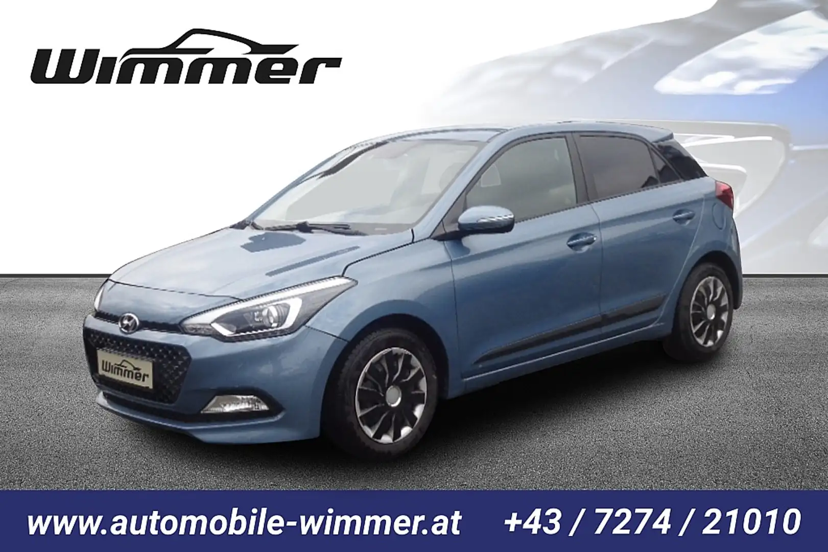 Hyundai i20 1,25 Edition 25 Blauw - 1