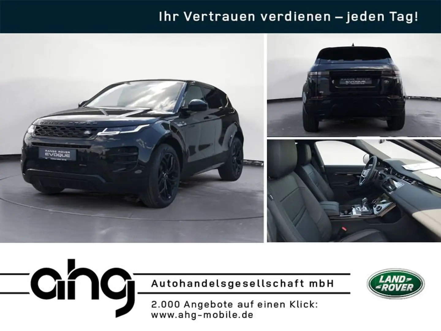 Land Rover Range Rover Evoque D165 R-DYNAMIC SE Touch Pro D Zwart - 1