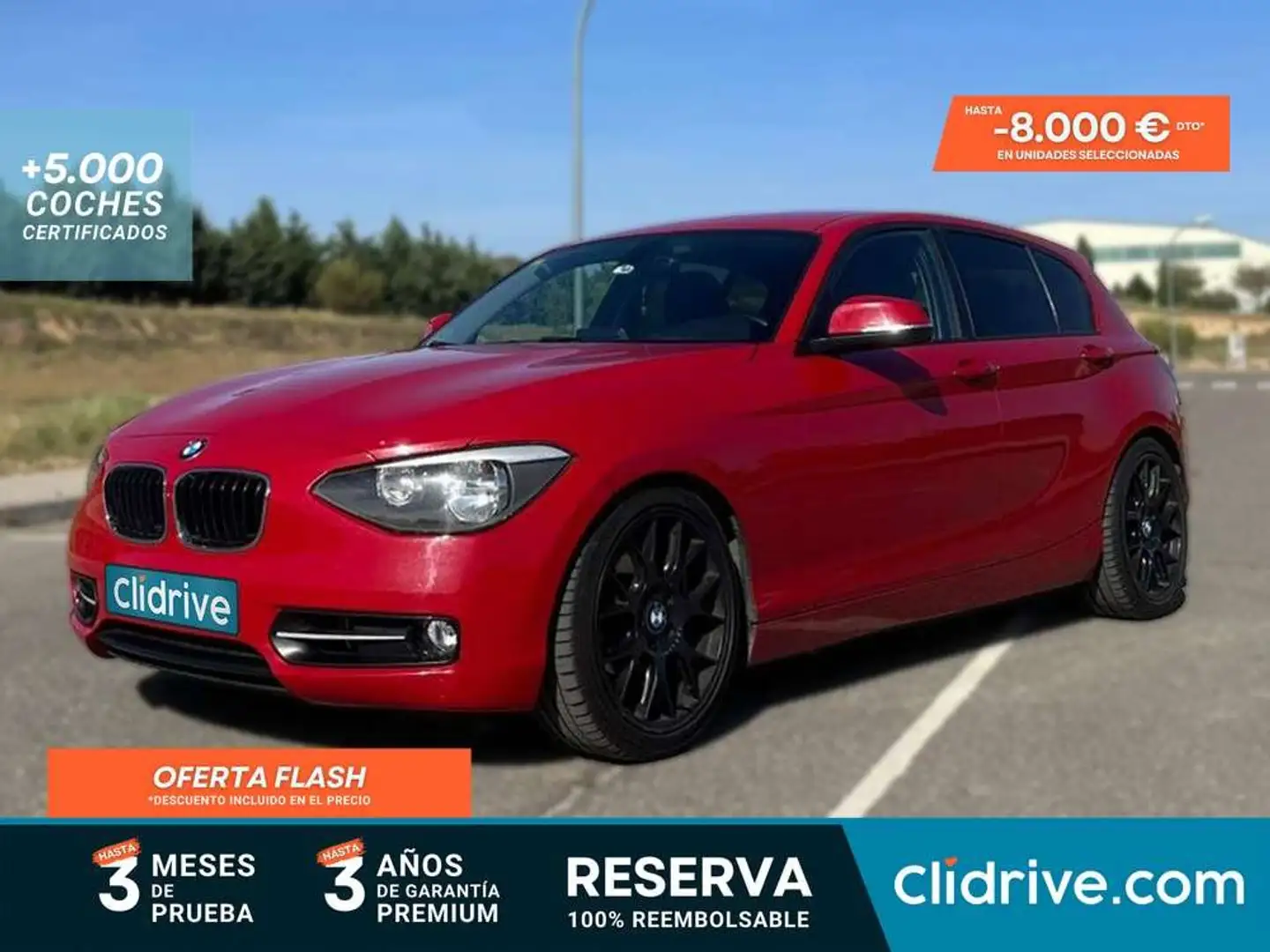 BMW 118 118d Sport Rojo - 1
