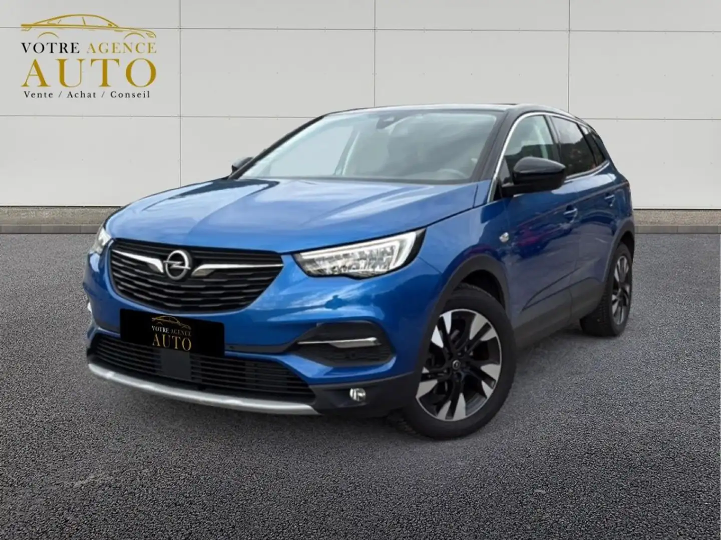 Opel Grandland X 1.2 Turbo - 130ch - S&S Design Line Bleu - 1