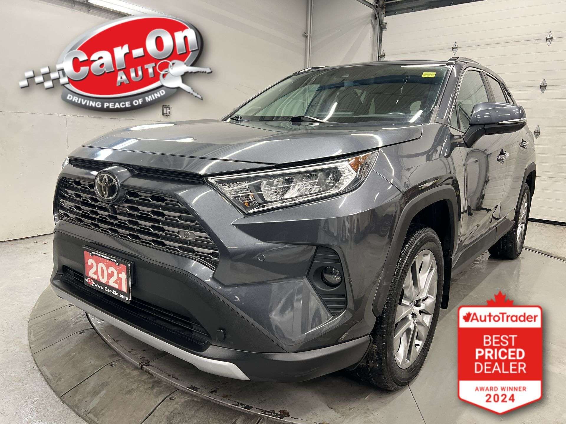 Gray 2021 Toyota RAV4 Limited AWD SUV / Crossover All-Wheel Drive Automatic