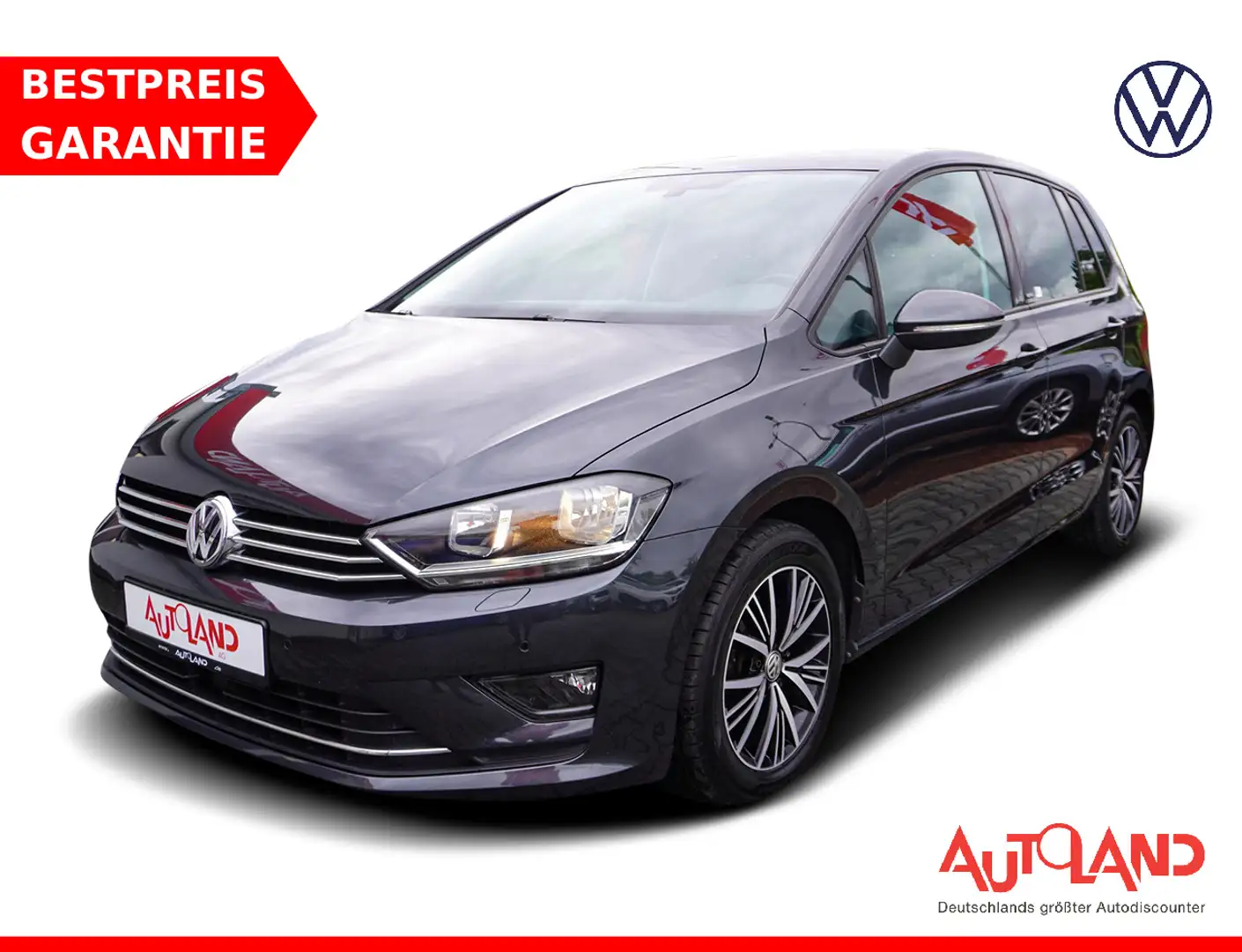 Volkswagen Golf Sportsvan VII 1.4 16V TSI AHK Standheizung Schwarz - 1
