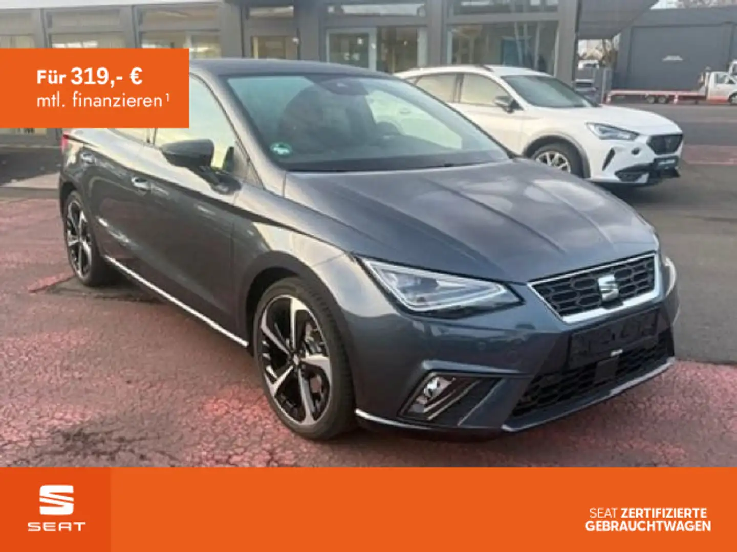 SEAT Ibiza 1.0 TSI DSG FR LED ACC Sitzh. Full-Link Grau - 1