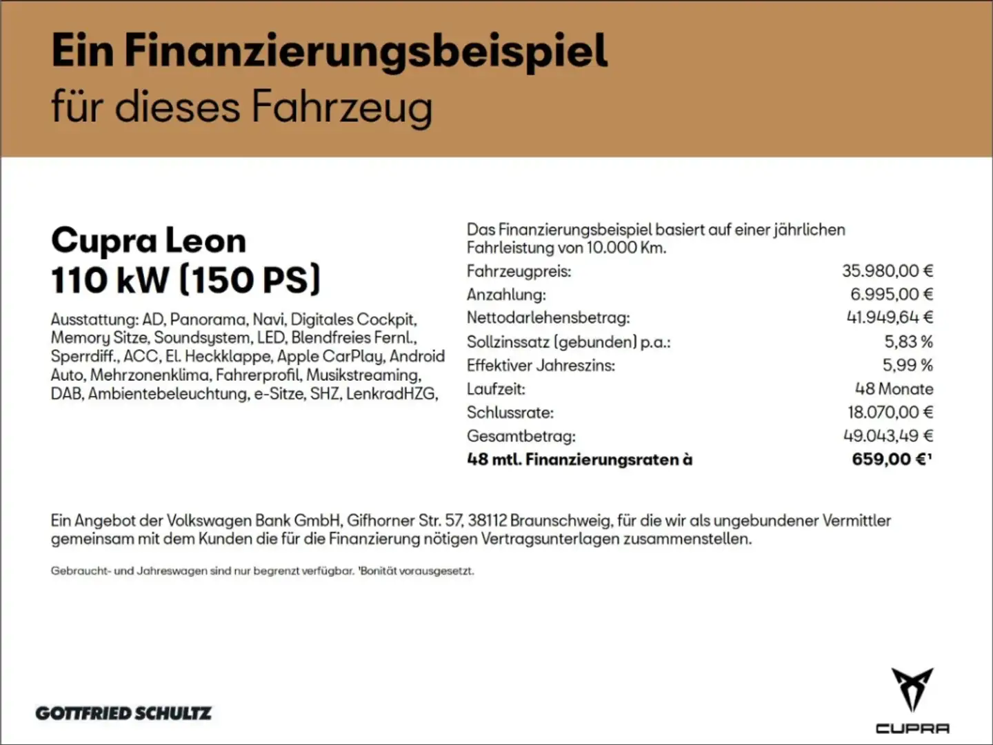 CUPRA Leon CUPRA SPORTSTOURER 1.5 eTSI 150 PS DSG Grau - 2