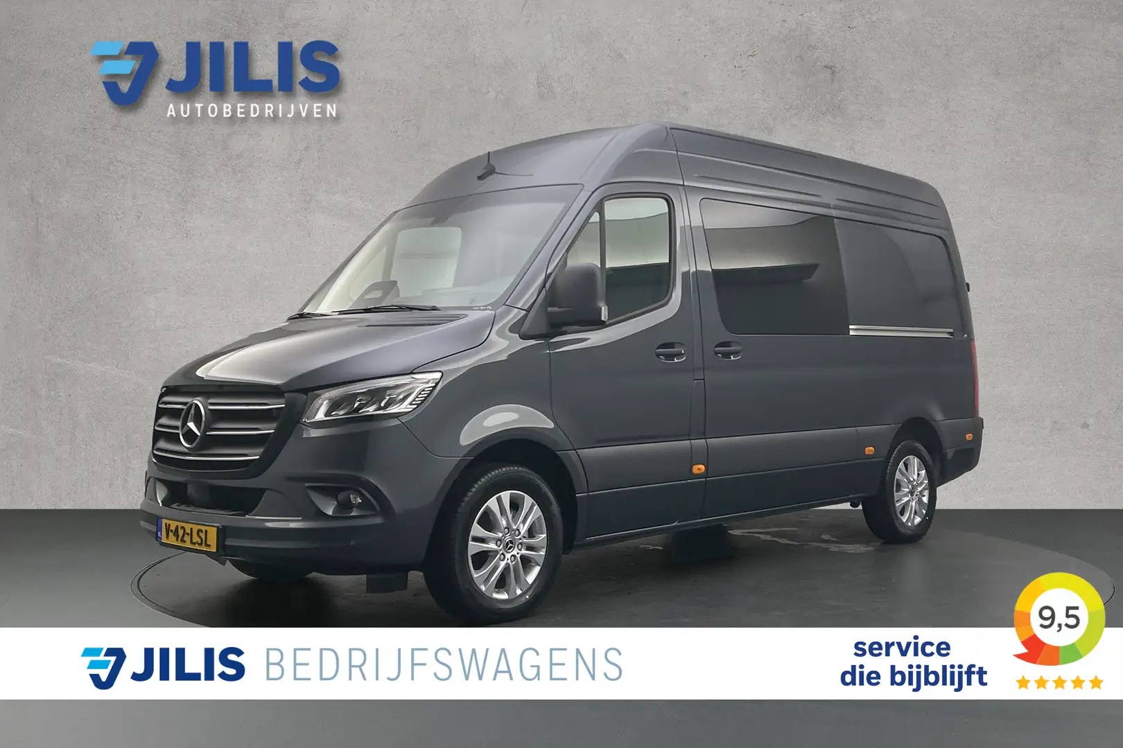 Mercedes-Benz Sprinter 319 CDI L2H2 Dubbel Cabine | Automaat | Dubbel sch Szürke - 1