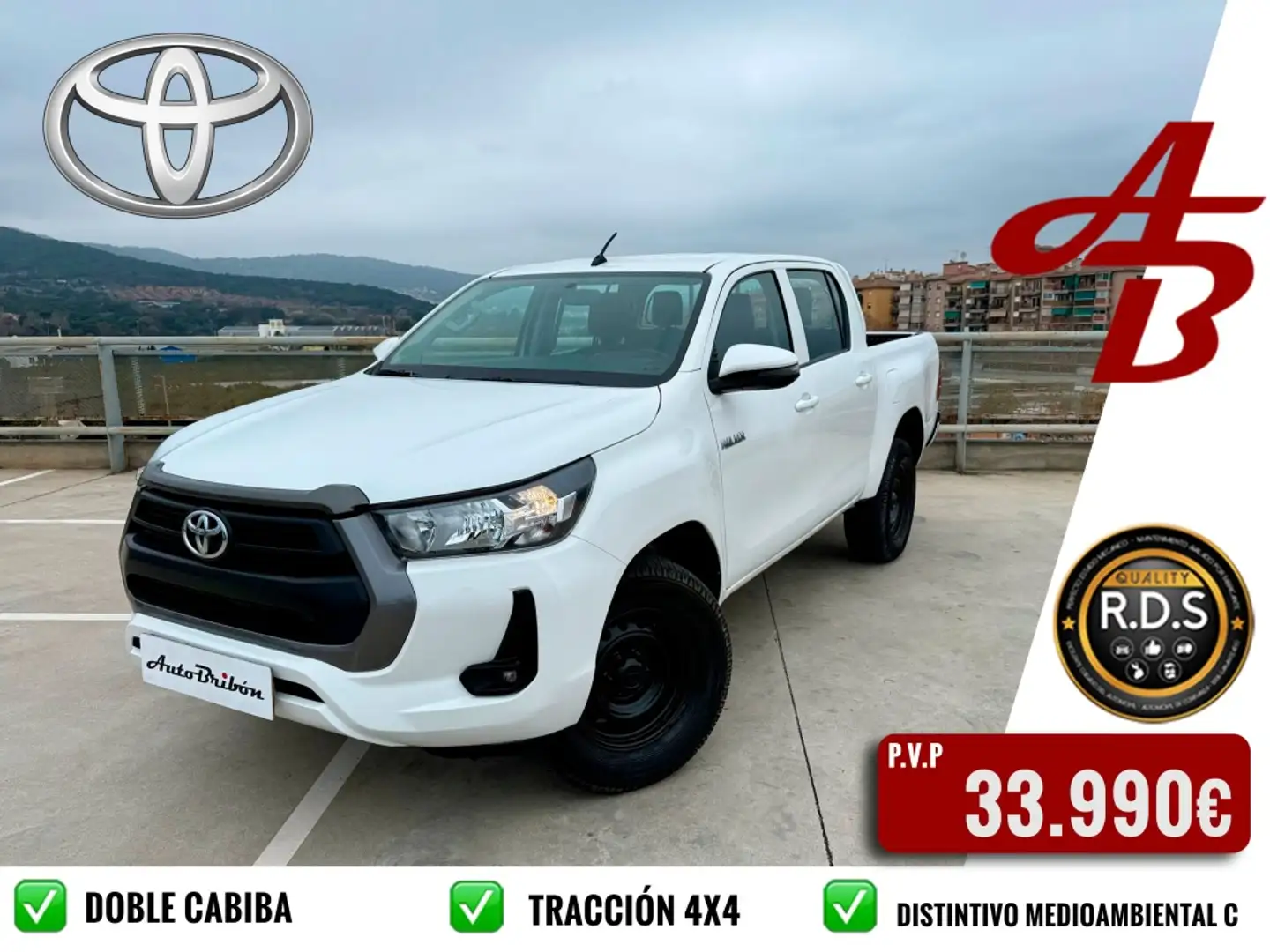 Toyota Hilux Cabina Doble GX Wit - 1
