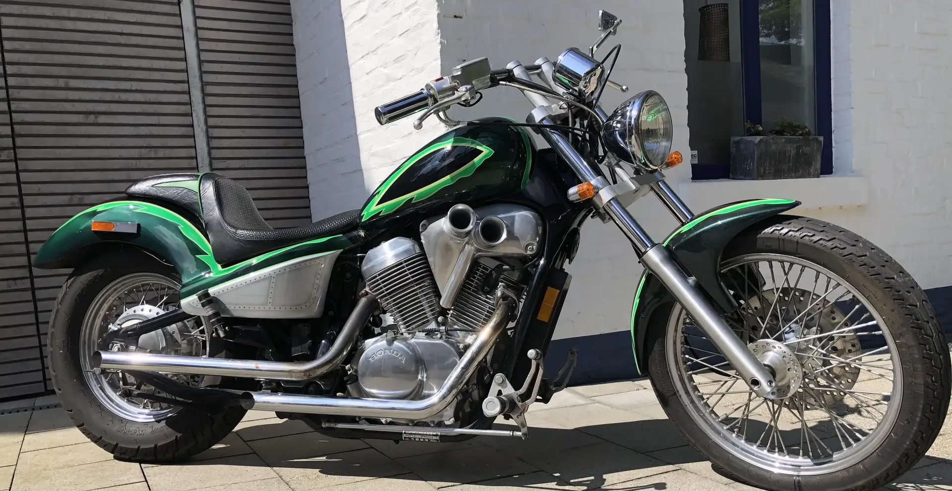 Honda VT 600 Custom - TOTAAL VERBOUD - GEEN 2E IN NEDERLAND Groen - 1