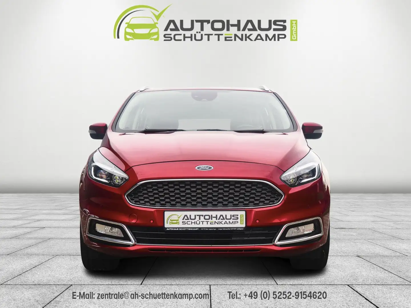 Ford S-Max 2.0 EcoBlue *VIGNALE*1.HAND|LED|AHK|7SITZE Rot - 2