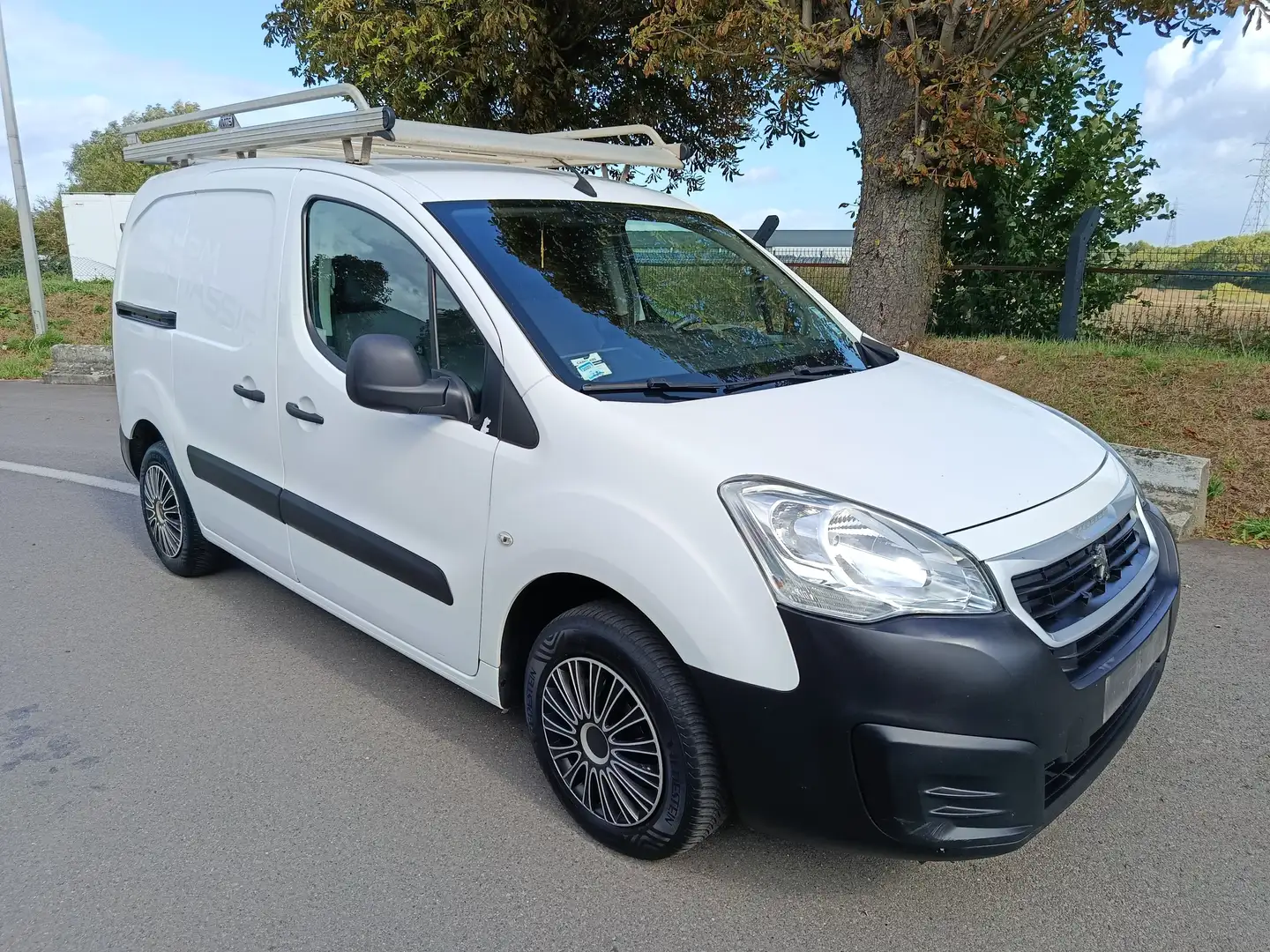 Peugeot Partner Partner 1.6 HDi 3 places Airco Blanc - 2