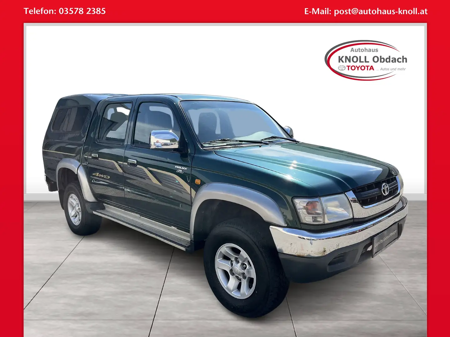 Toyota Hilux D-Cab Spezial 4x4 (KDN 165) Grün - 1