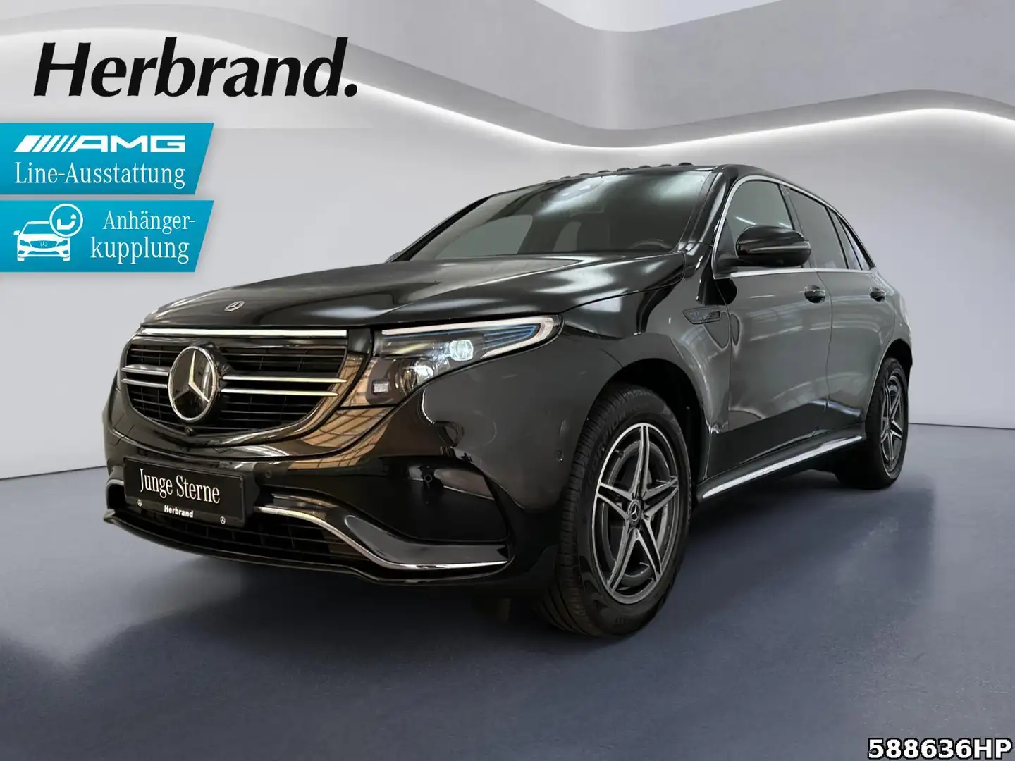 Mercedes-Benz EQC 400 4M AMG  Multibeam Schiebedach. AHK 360°. Schwarz - 1