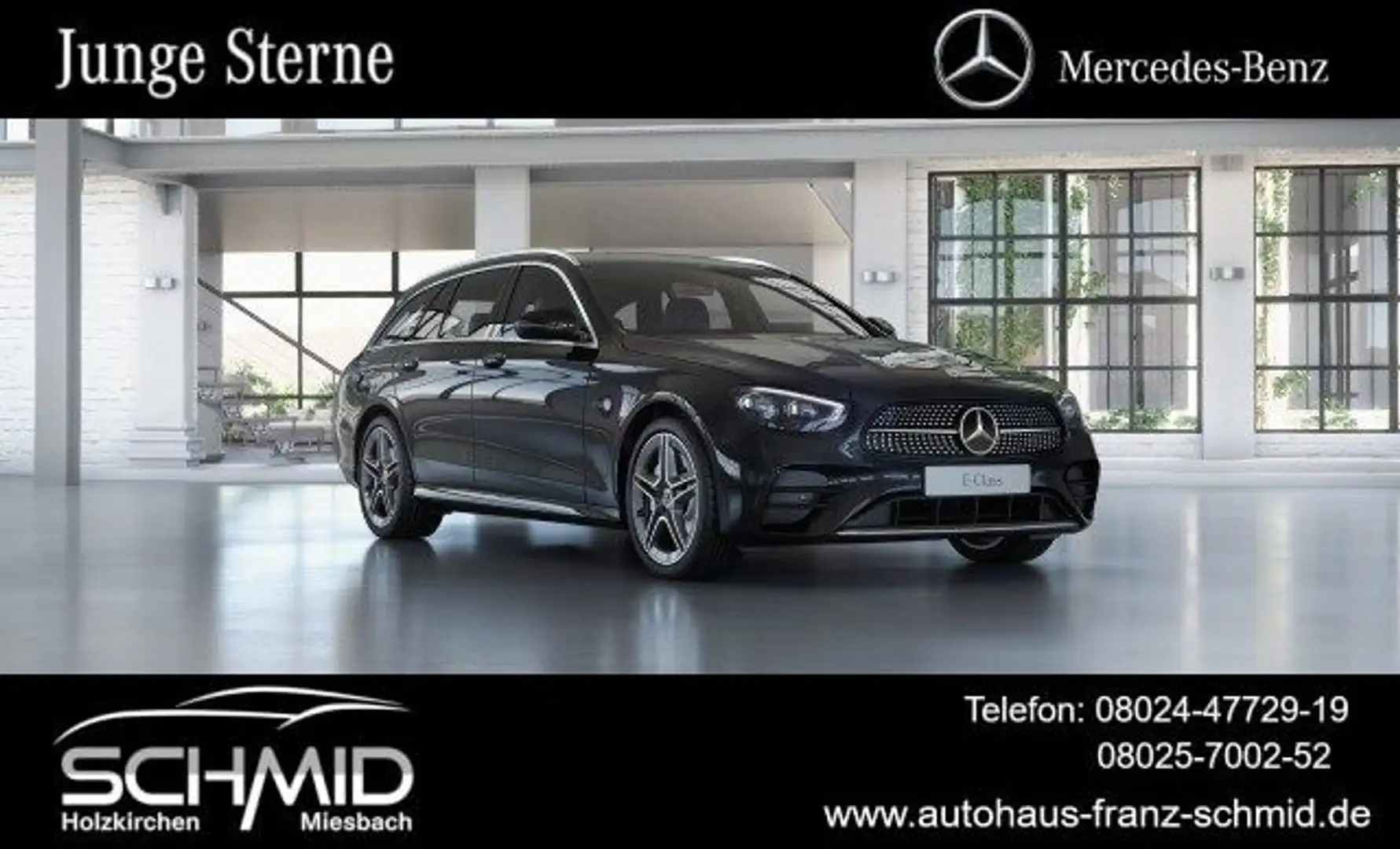 Mercedes-Benz E 300 de T MOPF AMG Line Int/Ext AHK MBeam Totwi Schwarz - 1