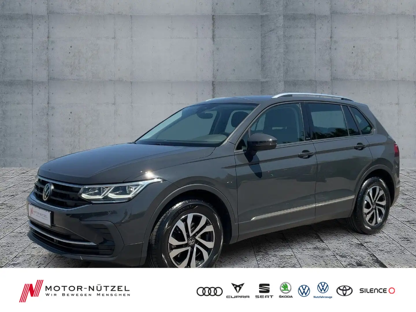 Volkswagen Tiguan 2.0 TDI DSG ACTIVE MATRIX+NAV+AHK+ACC+DAB Grau - 1