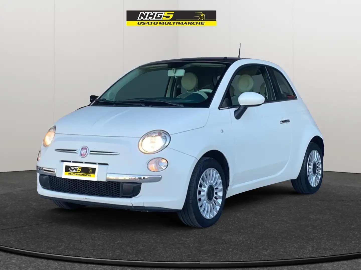 Fiat 500 500 1.2 EasyPower Lounge Bianco - 1